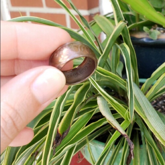 Handcrafted Coin Ring | British One Penny 1937 - Picture 7 of 14
